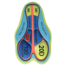 Muru 吸震自行車褲墊, 1個, 20D藍色