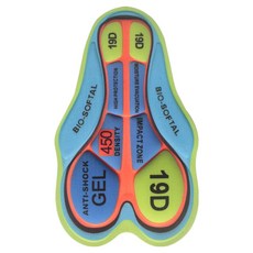 Muru 吸震自行車褲墊, 1個, 19D