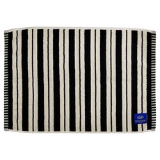 Modern House ETF 雙條紋毛巾地墊, 黑色