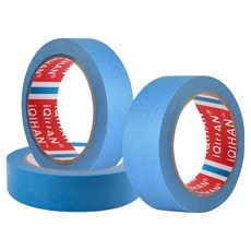 다다 칼라 종이 디자인 마스킹 테이프 25mm x 15m, 블루, 3개