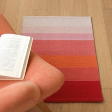 ORIGO 手工編織棉質廚房玄關浴室地墊, 紅色