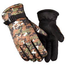 Wellmama 防風防水滑雪手套, 綠色, 1個