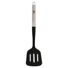 Vendura不鏽鋼把手矽膠鍋鏟 35.5*8cm, 黑色, 1個
