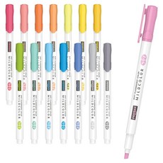 팬맥스 마일드 형광펜 502 15색 세트, 혼합색상, 1개