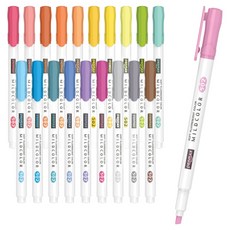 팬맥스 마일드 형광펜 502 20색 세트, 혼합색상, 1개