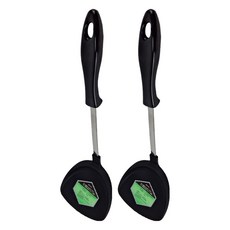 OSAMA 王樣 黑鑽不沾煎匙 密 J507 36.5 x 11cm, 2個, 黑鑽色