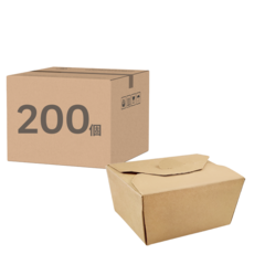 萬福 牛皮打包信封盒 1號 800ml, 1箱, 200個裝