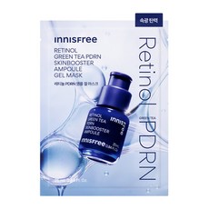INNISFREE 台灣公司貨 1%A醇PDRN水光安瓶果凍面膜, 1個, 1個裝