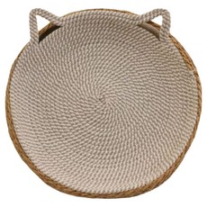 petco 培菓 藤編棉繩貓抓板可水洗貓窩 四季通用, 1個, 灰白色