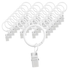 THEONE HOMEDECO 窗簾夾環 25mm, 白色, 30個