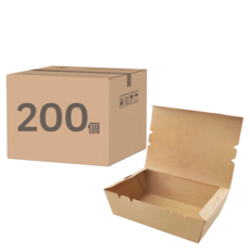 萬福 純牛皮四扣盒 700ml, 1箱, 200個裝