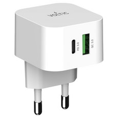 볼틱 네오 PD 25W 2포트 초고속 멀티 충전기, 화이트, 1개