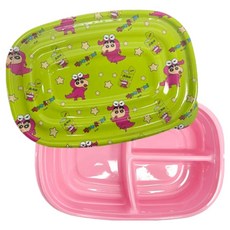 유유 짱구는못말려 밀프랩용기, 3개입, 1개