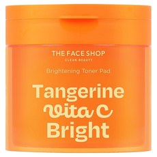 THE FACE SHOP 菲詩小舖 柑橘維他命C亮白爽膚棉片 180ml, 1個