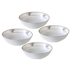 JUST HOME 璀璨金華骨瓷調味碟4件組 9156-04A-1 3吋, 1套, 金色