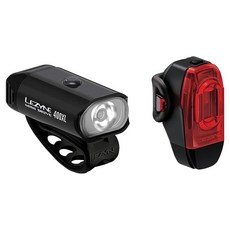 LEZYNE 前後燈組 400XL + KTV, 黑色, 1套