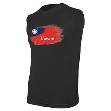 MI MI LEO 台灣製國旗印花 運動背心 T19
