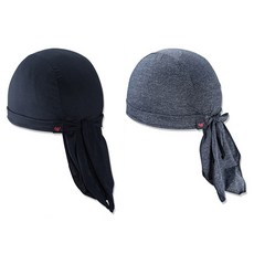 Wefly Air Cool 涼感多功能頭巾 2件組, 黑色(網眼) 灰色, 2個