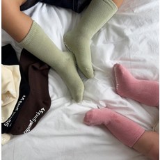 꼬미싹 무지 장목 양말 3켤레 세트