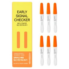 바른생각 얼리 시그널 체커 임신테스트기, 1개, 6개입
