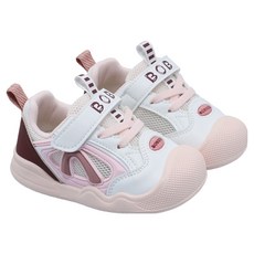 BOBDOG 巴布豆 超透氣網面魔鬼氈休閒寶寶鞋