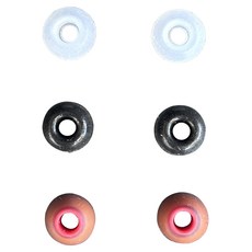 萊特希爾 MUSIKOI 耳塞 3件組, 黑色, 橘色, 透明, 1套, MUSIKOI-S