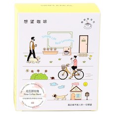 SIMPLEREAL 想望咖啡 哈瓦那玫瑰 咖啡掛耳包, 1個, 12g, 5個裝