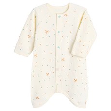 모이몰른 신생아용 키이중지 면 배냇가운 M244NUN34P