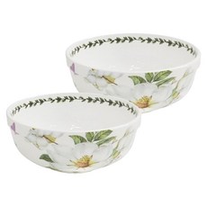 Royal Essex 木蘭花骨瓷大碗組, 2個, 花卉