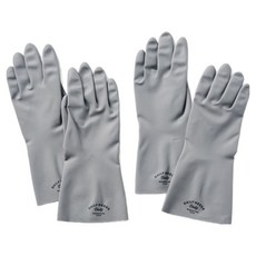 Modern House 不易撕裂的丁腈橡膠手套 雙手穿戴組, 2套, 灰色, 中(M)