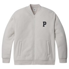 남녀공용 플러피 본딩 바시티 집업