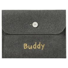 likalika 狗狗 My Buddy 玩具收納籃, 1個, 炭灰色