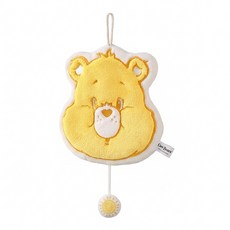 Care Bears 彩虹熊珊瑚絨加厚擦手巾, 1個, 黃