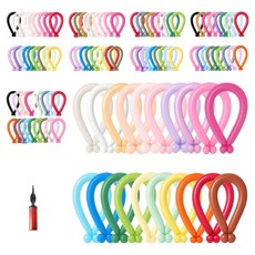 P&B UNITY 造型氣球 100入組, 1套, 04 標準混合28色