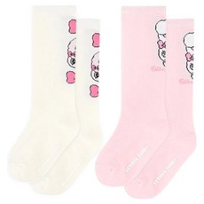 Esther Bunny Little 蝴蝶結兔半筒襪 2雙組