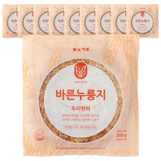 편식공장 바른누룽지 우리현미, 200g, 10개