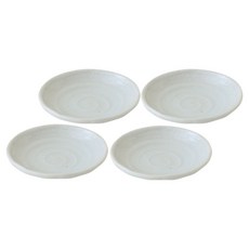 JUST HOME 日本製 調味碟 J01033A 3.7吋, 暖白色, 4個