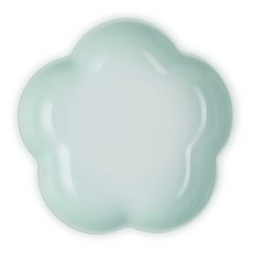 LE CREUSET 花型盤, 1個, 冰川綠