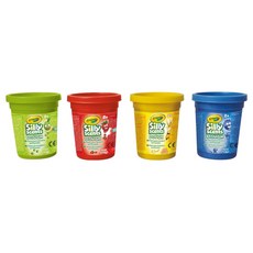 Crayola 繪兒樂 藝術氣味黏土 4色, 1套, 紅色 + 綠色 + 黃色 + 藍色, 453g