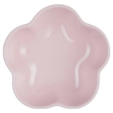 LE CREUSET 花型盤, 1個, 雪紡粉