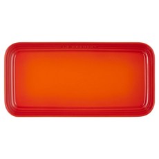 LE CREUSET 輕虹霓彩系列 長方盤, 1個, 火焰橘