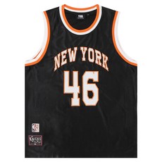 NBA 男女共用 HWC NYK 緞面無袖籃球服上衣 N252TS854P
