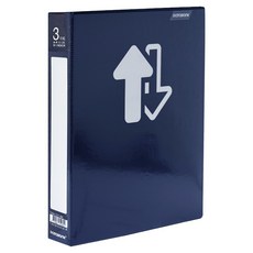 Databank 三田文具 A4 PVC 可換封面資料夾 3孔 TS03-1311, 1個, 藍色