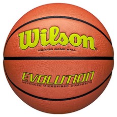 윌슨 에볼루션 옐로우 로고 농구공, WTB0595XB0703, 1개