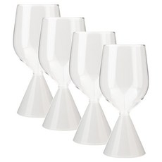 ICHENDORF 米蘭諾 Tutu 霧面耐熱白葡萄酒杯 白色, 350ml, 4個