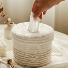 SokSokChaeum 圓形抽取式捲筒衛生紙盒 15.5 x 14 cm, 圓筒形, 1個