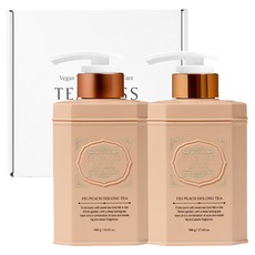 TEABLESS 香氛身體乳 + 沐浴乳 + 禮盒組 烏龍茶 無花果 蜜桃烏龍茶香, 1套, 480g