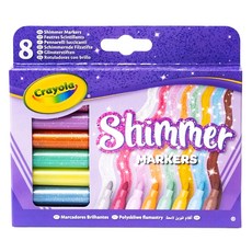 Crayola 繪兒樂 閃光馬克筆盒, 8個, 1組