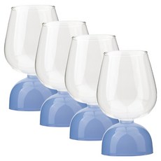 ICHENDORF 米蘭諾Tutu霧面耐熱彩色紅酒杯 藍色, 4個, 550ml