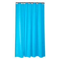 KODACHIEF 단색 솔리드 컬러 모던 무지 화장실 일상감성 심플 샤워커튼, 블루, 1개